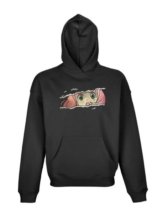 Spy X Family Custom | Sweat capuche brodé Anya Forger